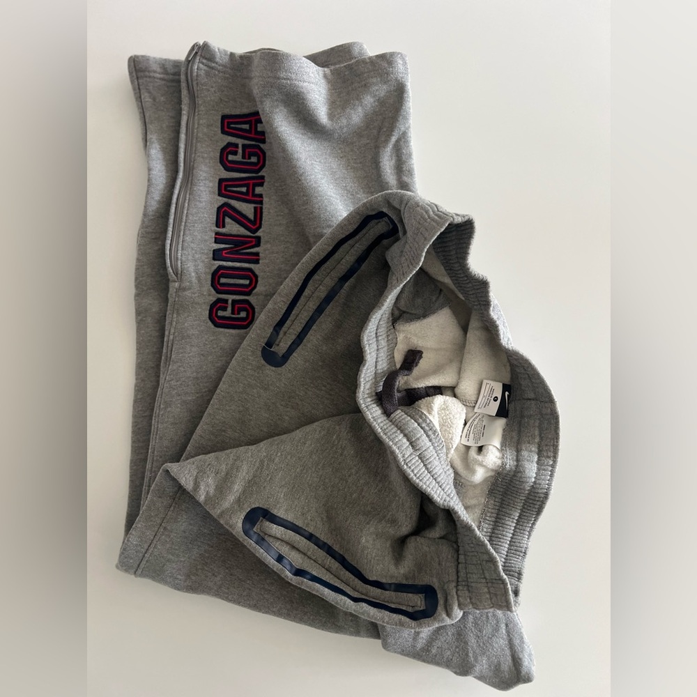 Nike team authentic Gonzaga basketball sweats RARE